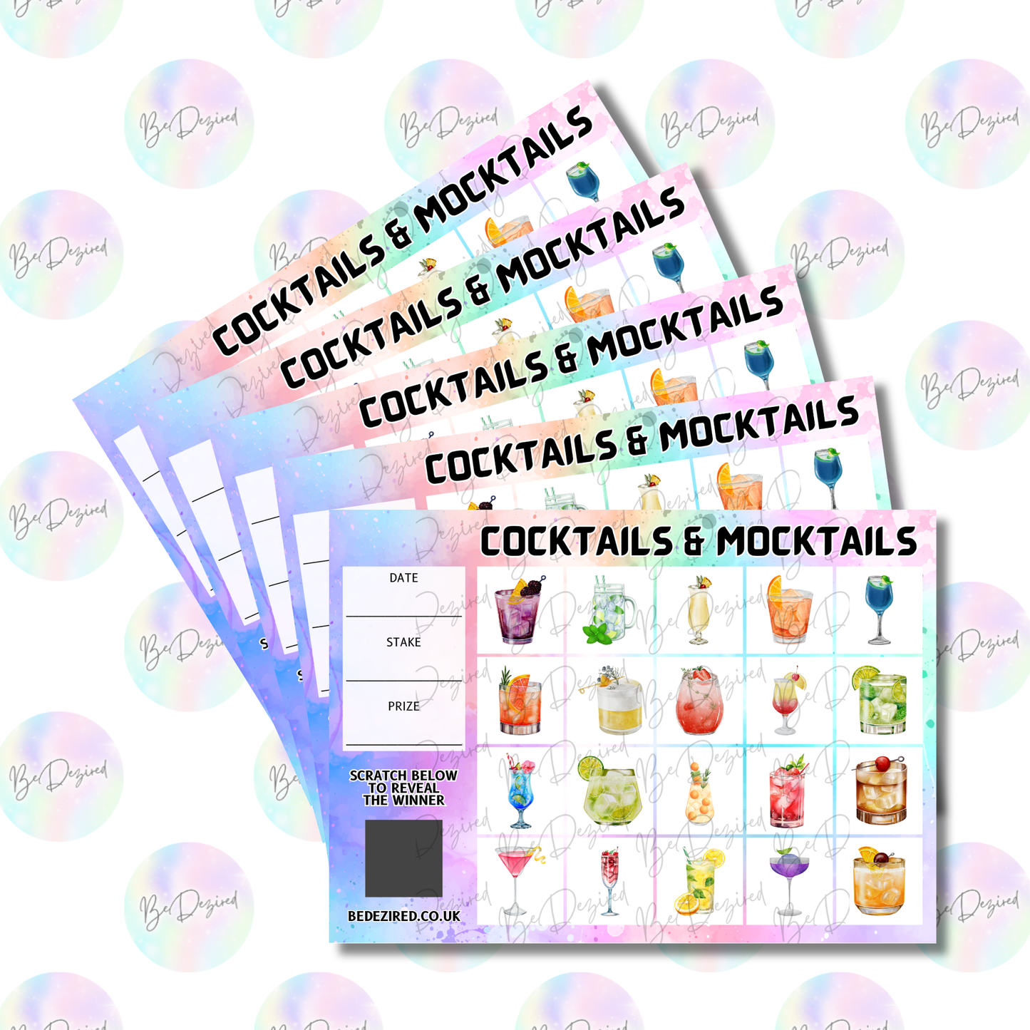 Cocktails & Mocktails Scratchcards