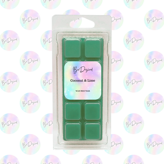 Coconut and Lime 50g Wax Melt Snap Bar