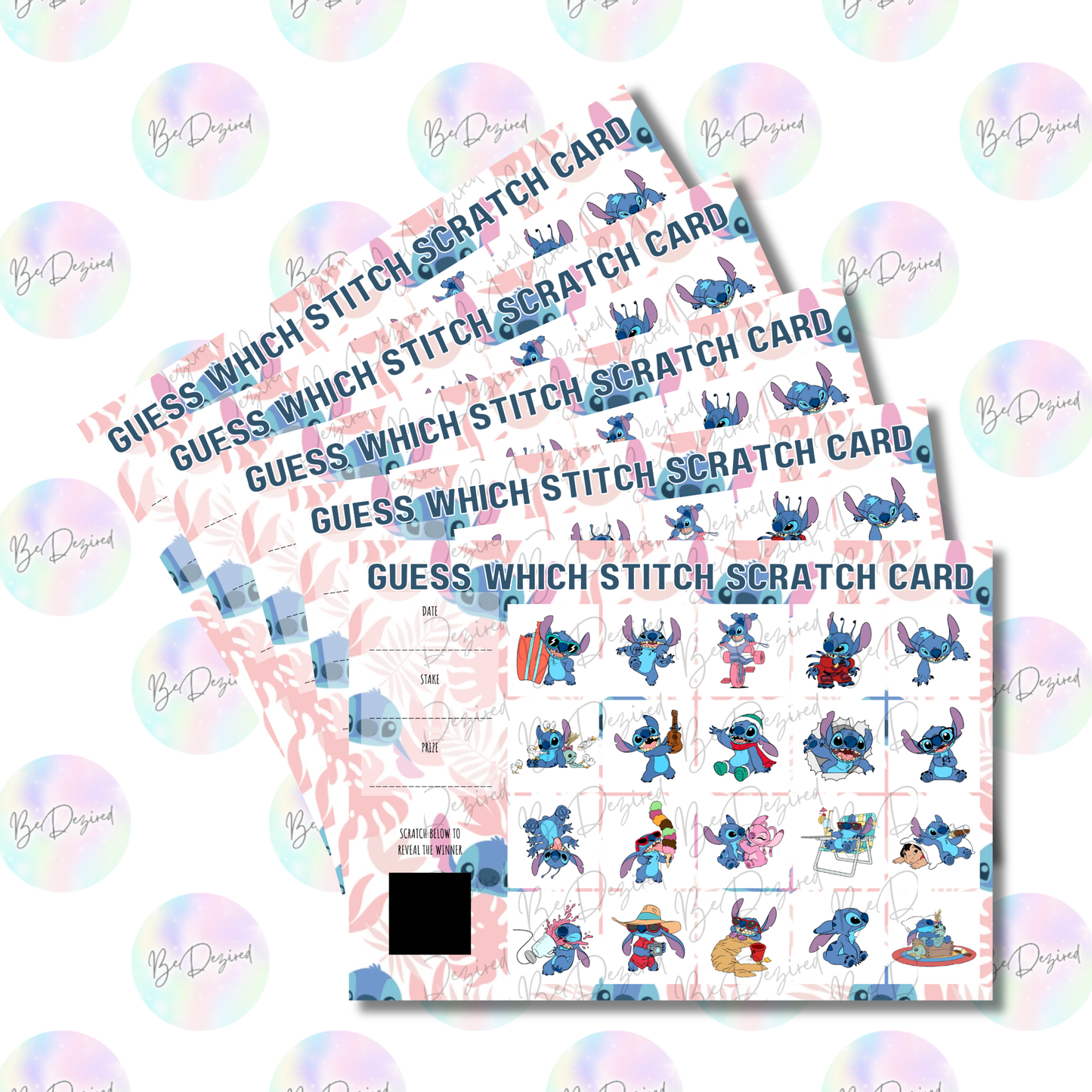 Stitch Disney Scratch Cards