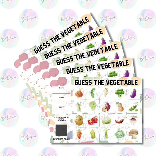 Veggies Scratch Cards