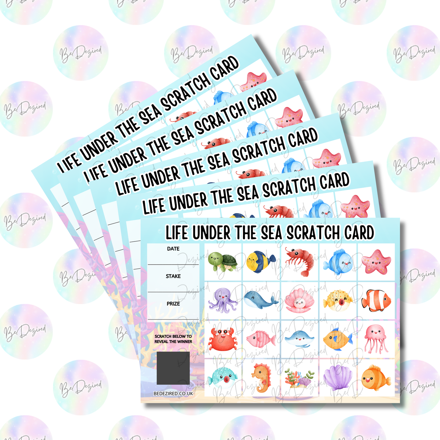 Under the Sea Scratch Cards