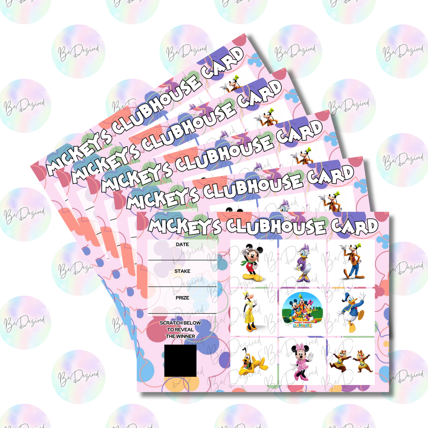 Mickeys Clubhouse Scratch Cards