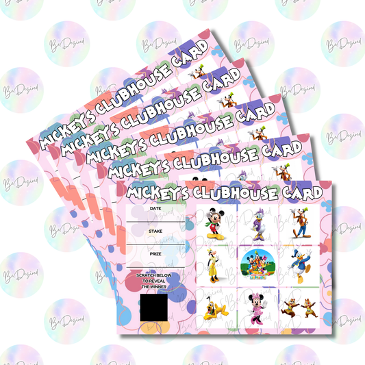 Mickeys Clubhouse Scratch Cards