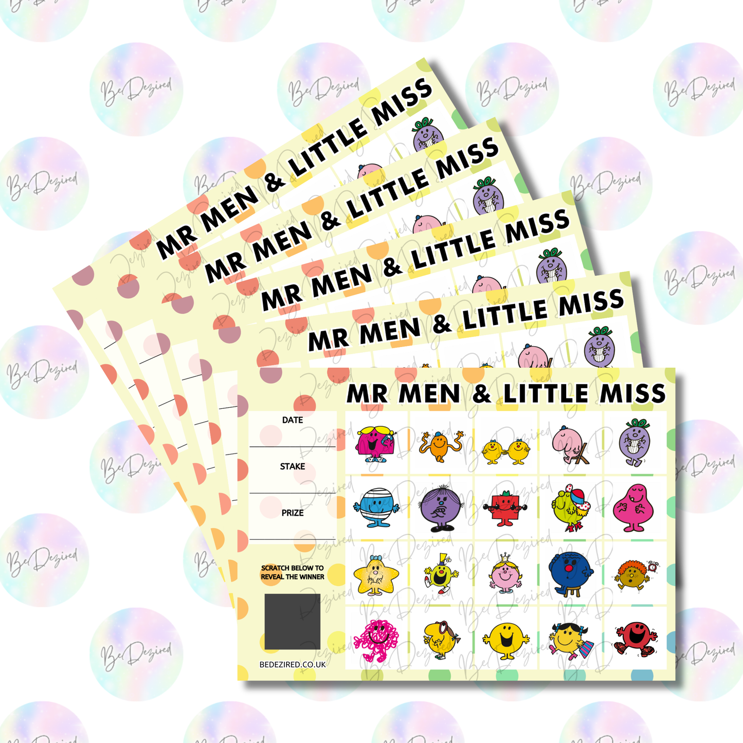 Mr Men & Little Miss Scratch Cards