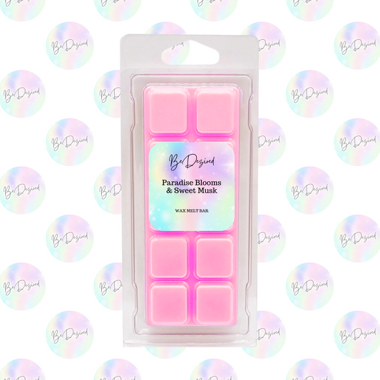 Paradise Blooms and Musk 50g Wax Melt Snap Bar