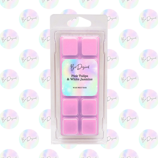 Pink Tulips and Jasmine 50g Wax Melt Snap Bar